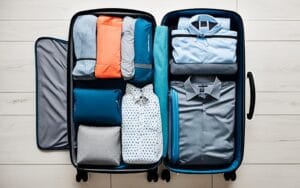 best way to pack suitcase to save room