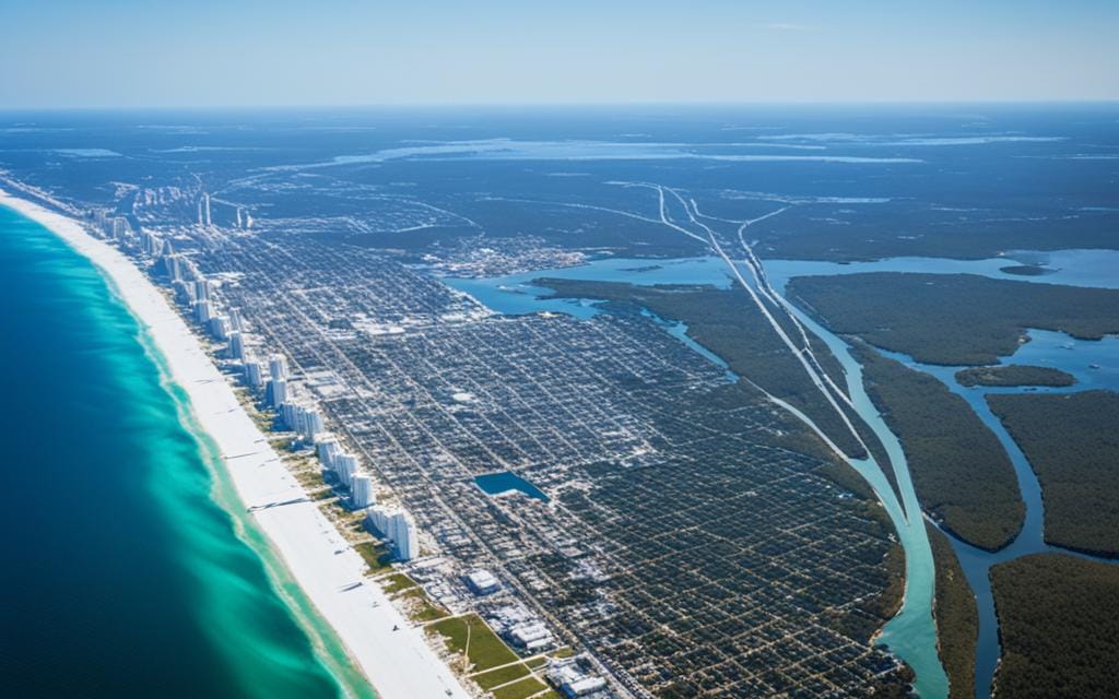 flight distance from destin to orlando