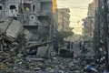 Israeli bombardment reduces buildings to craters in southern Lebanon