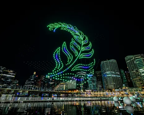 Vivid Sydney cancels all drone shows after 83 drones plunged into Darling Harbour