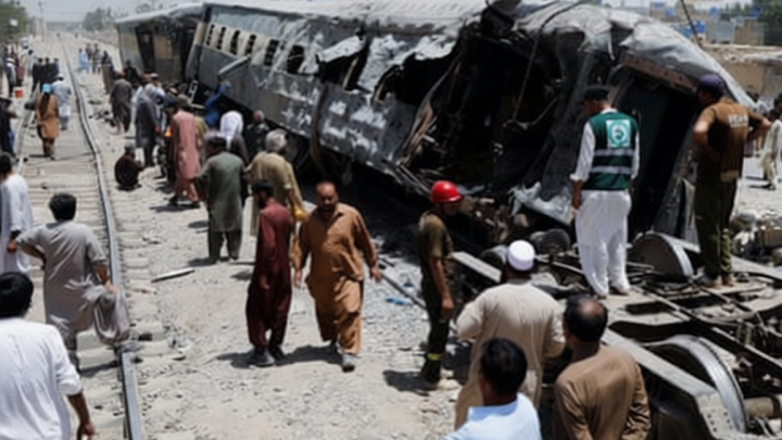 Suicide bombing near railway track in Pakistan kills at least 23 people