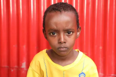 Seven-year-old Abdiqadir was hit in a US airstrike. Without a $750 operation, he may lose his ability to walk