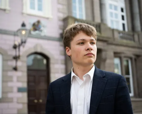 A-level student elected to Jersey parliament congratulated by Trump