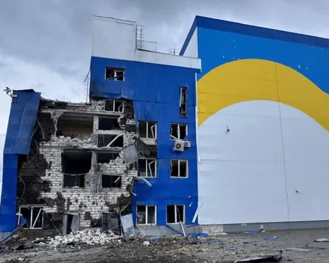 Russian drone hits building storing spent nuclear fuel near Chornobyl
