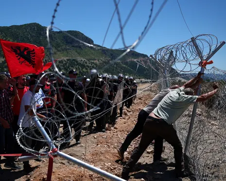 Albanians protest against another luxury development on Adriatic coast