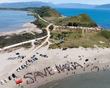 ‘The birds will fly away’: can Albania’s flamingo revolution keep its wetlands free from Trumps and tourists?