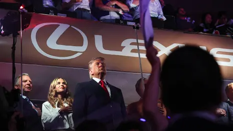 At the NBA finals, the Very Important President showed his favorite sport is status