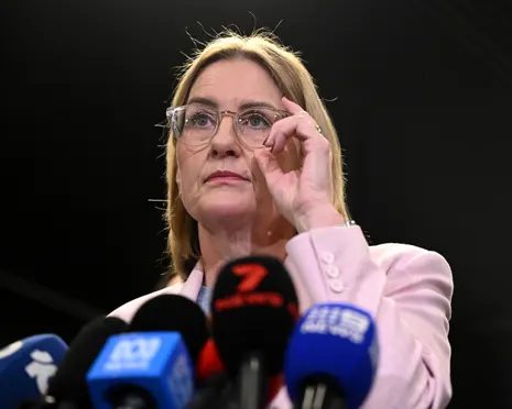Jacinta Allan says Pauline Hanson ‘chooses to barrack for bullies’ over ‘ditch the witch’ billboard