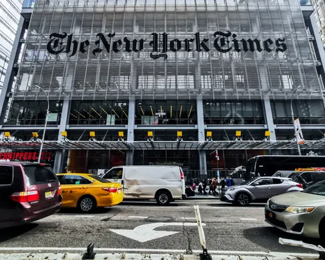 New York Times files motion to quash justice department’s subpoenas