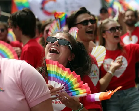 Tens of thousands march in London for annual Pride parade