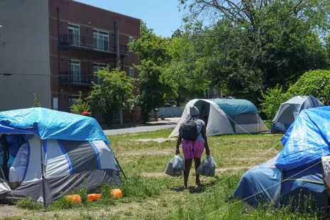 ‘Where did they go?’: homeless people feel force of America’s brutality in World Cup clean-up