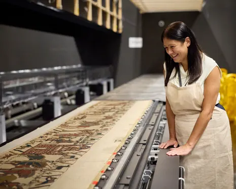 A new entente? Bayeux tapestry’s UK arrival ‘closes loop’ on Brexit tensions