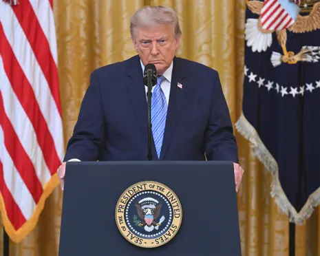 Trump speech lays groundwork for him to tamper with midterm results, critics warn