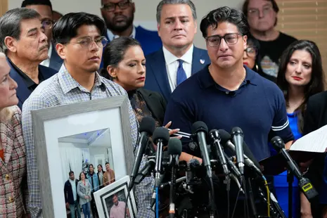 ‘He did not deserve to die’: family of man fatally shot by ICE agent speaks out