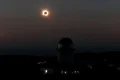 Europe solar eclipse: millions watch rare spectacle across Spain, UK and Iceland – as it happened
