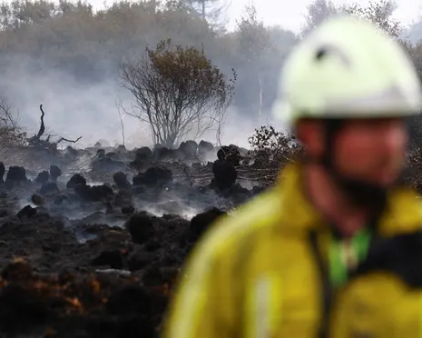 Belgian firefighters push to encircle ‘largest wildfire in a century’ – as it happened
