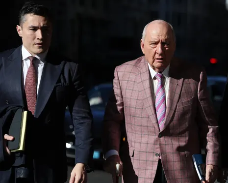 Alleged victim says Alan Jones groped him at lunch and describes fear of being seen as broadcaster’s ‘toy’, court hears