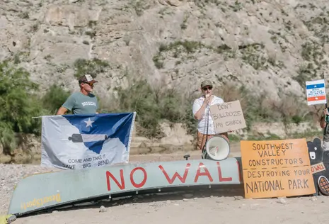 ‘Devastating’: bulldozers plough through Big Bend national park as Trump’s border work pushes ahead