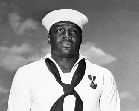 Doris Miller’s family ‘shocked’ by Navy’s reported consideration of honoring Trump instead of black war hero – live