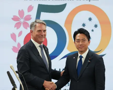 Japan’s defence minister heads to Australia to meet Marles in wake of melon-gate controversy