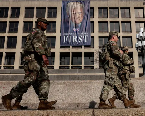 Trump threatens $5bn lawsuit over liberal national guard policy report