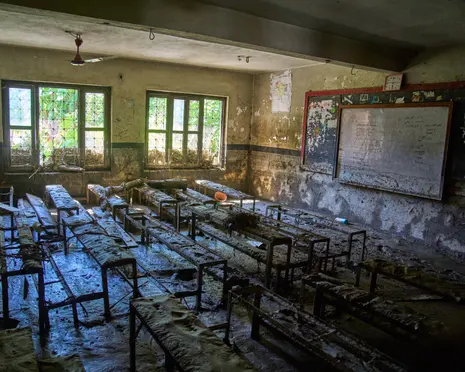 Headteacher saves 900 children from deadly flash flood in Nepal