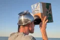 ‘The colander worked best!’ Guardian readers share their experience of the solar eclipse