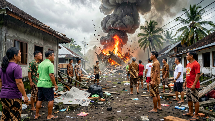 Strong 7.7-magnitude earthquake strikes eastern Indonesia, killing at least 20