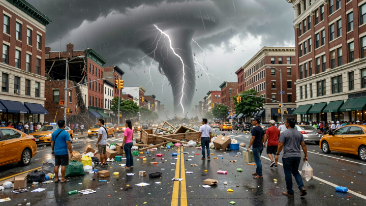 Tornadoes pummel New York’s Long Island and Delaware capital