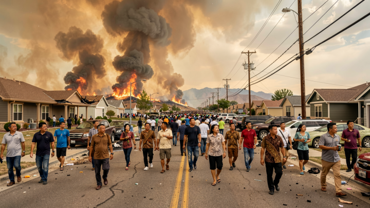 Fast-moving wildfire in Reno, Nevada, forces tens of thousands to evacuate homes